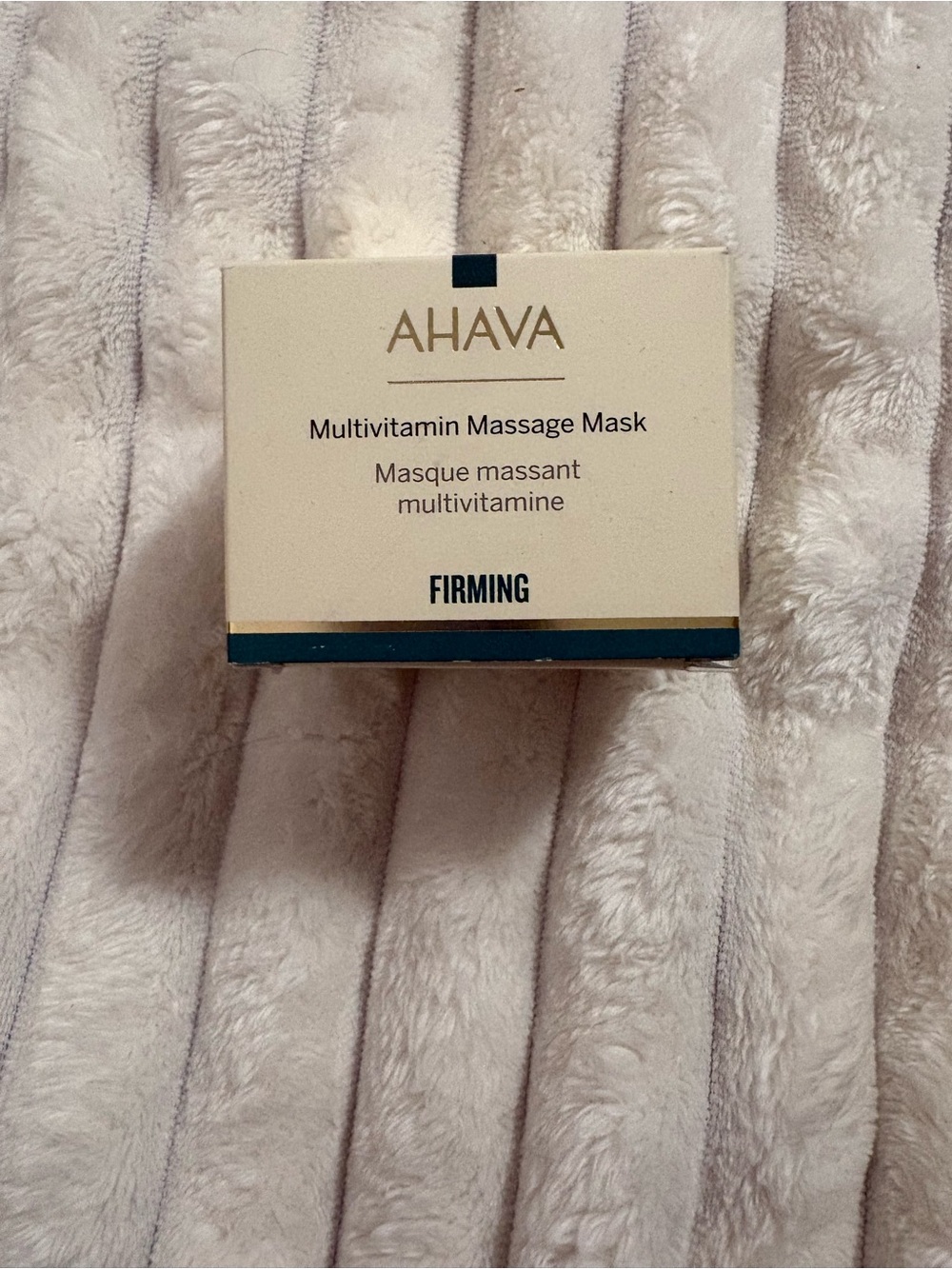 AHAVA Multivitamin Massage Mask Firming – New In Box – Dead Sea Skincare